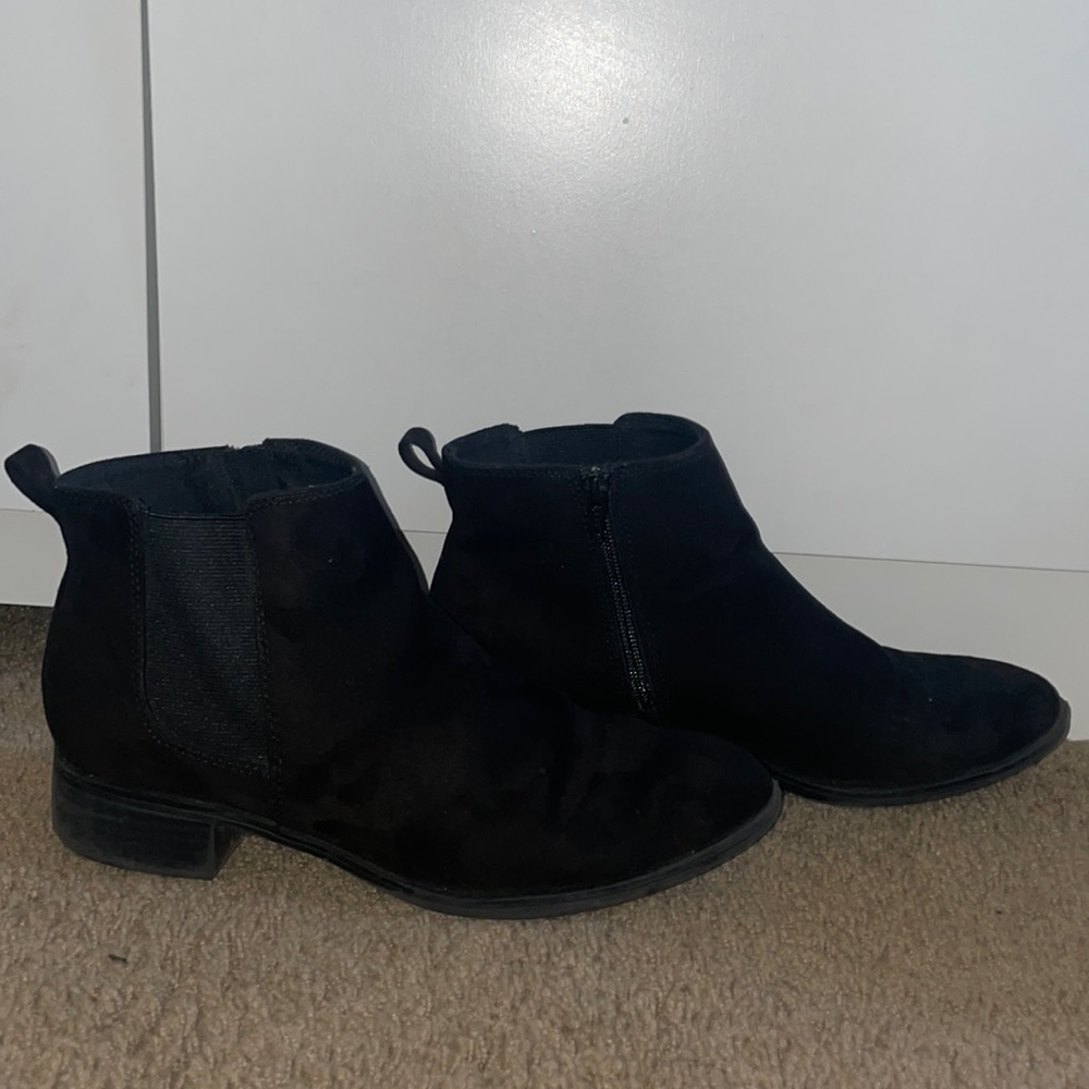 Black ankle boots